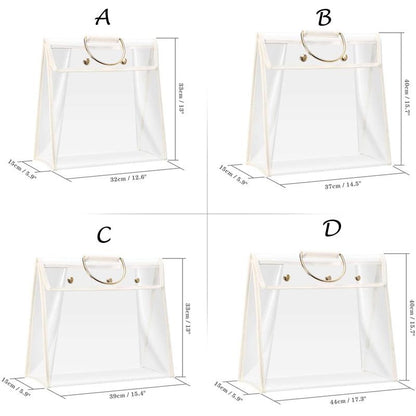 Transparente staubdichte Tasche
