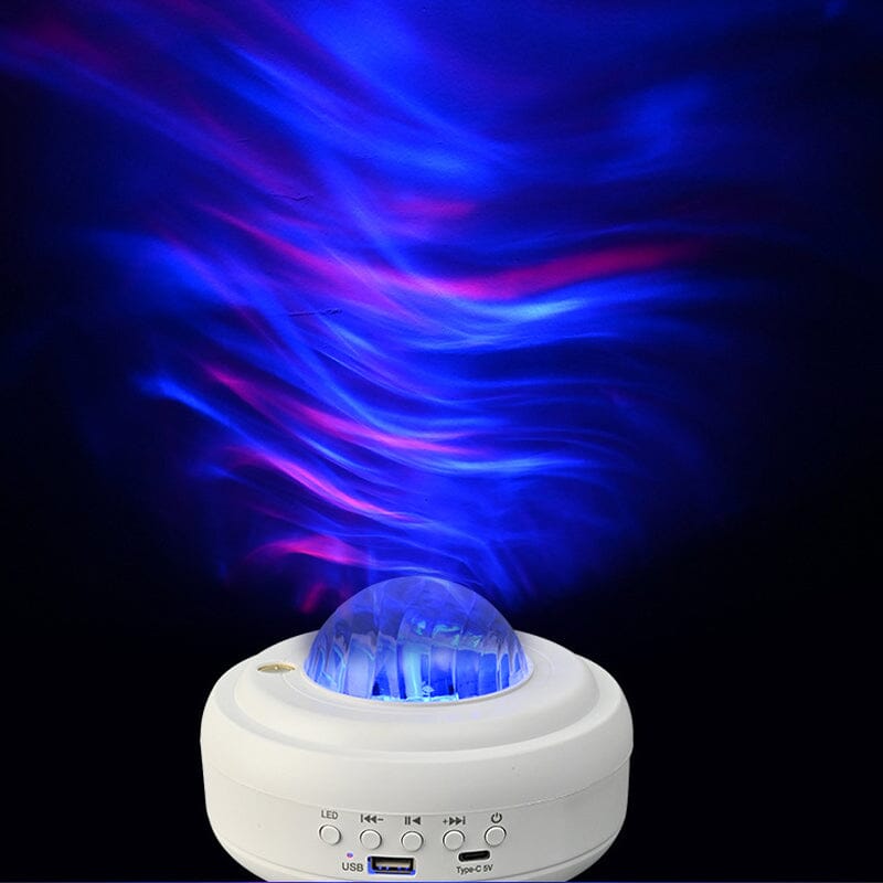 🌌Bluetooth-Lautsprecher Aurora-Nachthimmel-Projektor - Verloren im bezaubernden Sternenhimmel🎄
