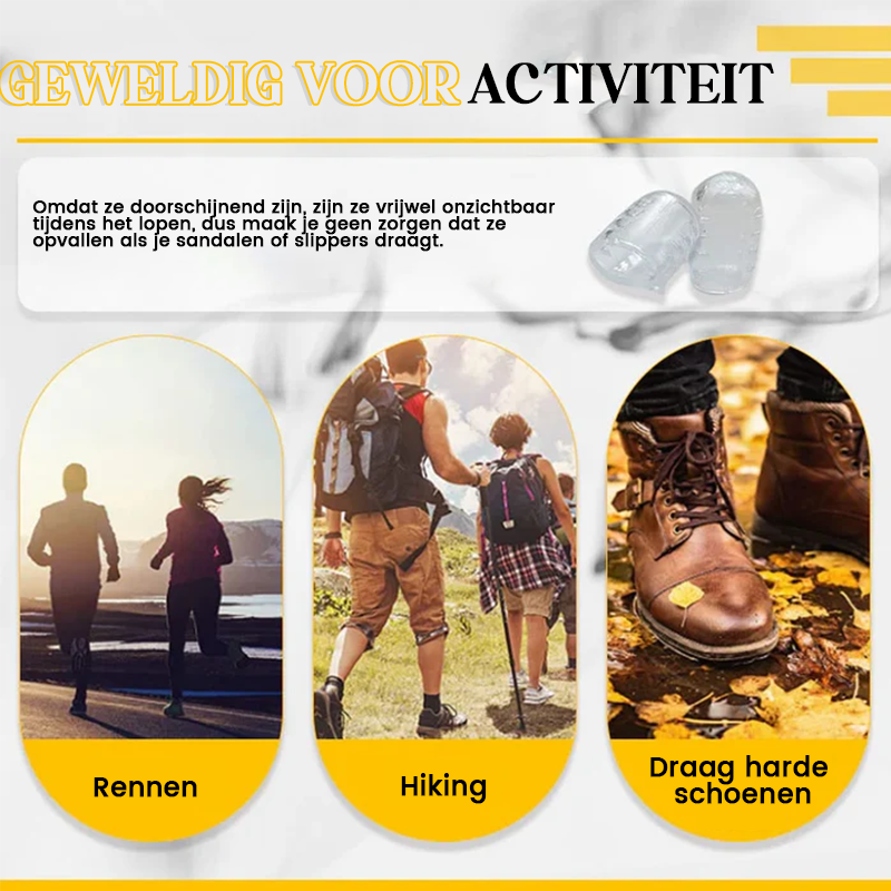 ilicone anti-friction toe protector