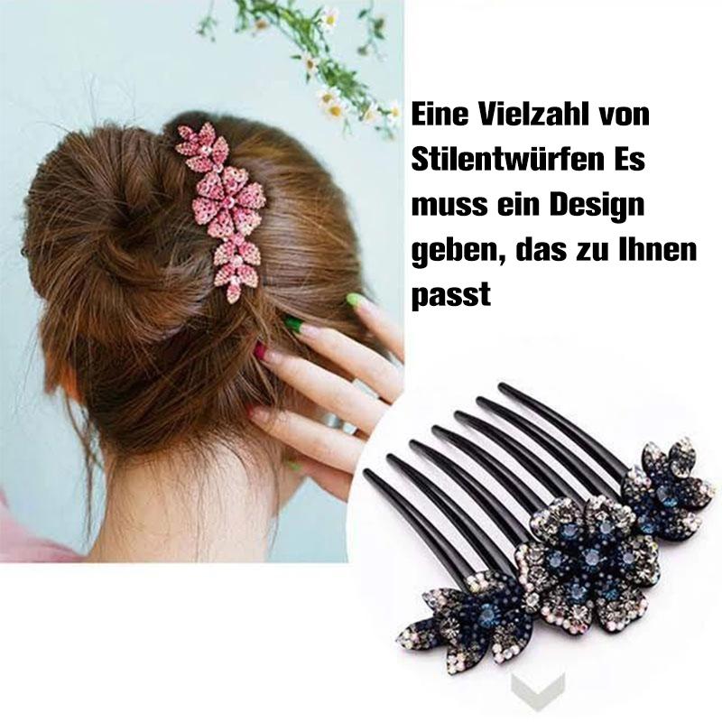 Kristalldekoration Haarseitenkamm