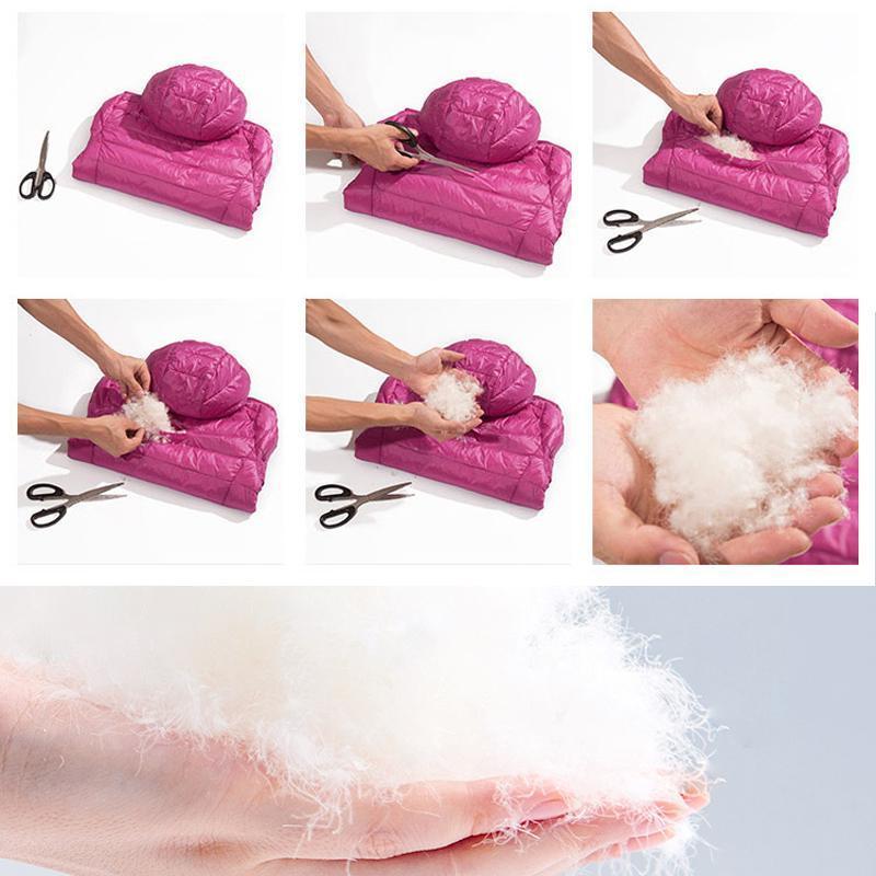 Ultraleichte Daunenjacke Hoodie Unisex 8 Farben