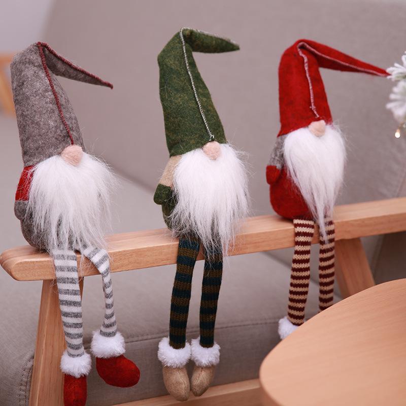 Weihnachten Gesichtslosen Puppe Ornament