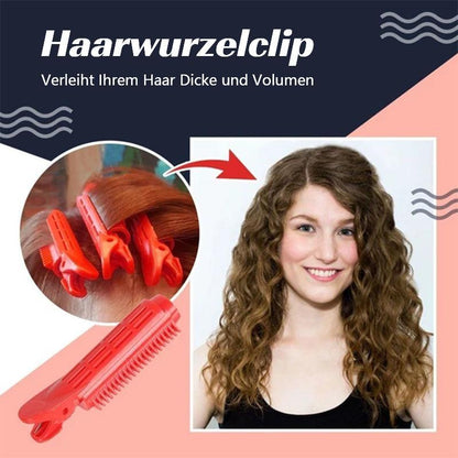 Flauschiger Haarwurzelclip