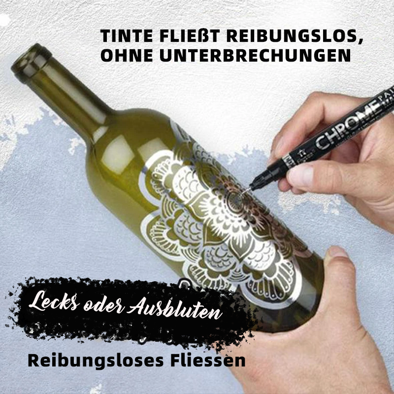 Flüssiger Spiegelchrommarkierstift