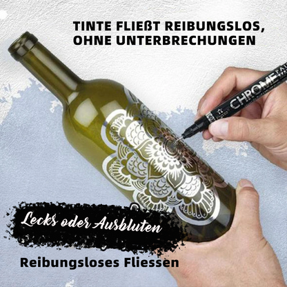 Flüssiger Spiegelchrommarkierstift