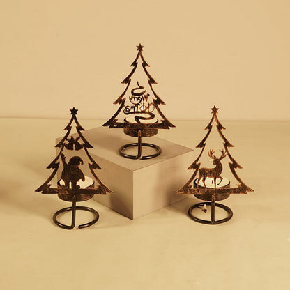 Metall Weihnachtsbaum Kerzenhalter