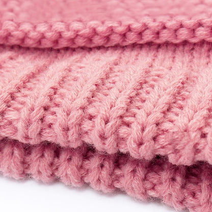 Weiche Strickpferdeschwanzkappe