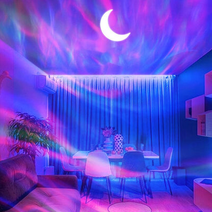 🌌Bluetooth-Lautsprecher Aurora-Nachthimmel-Projektor - Verloren im bezaubernden Sternenhimmel🎄