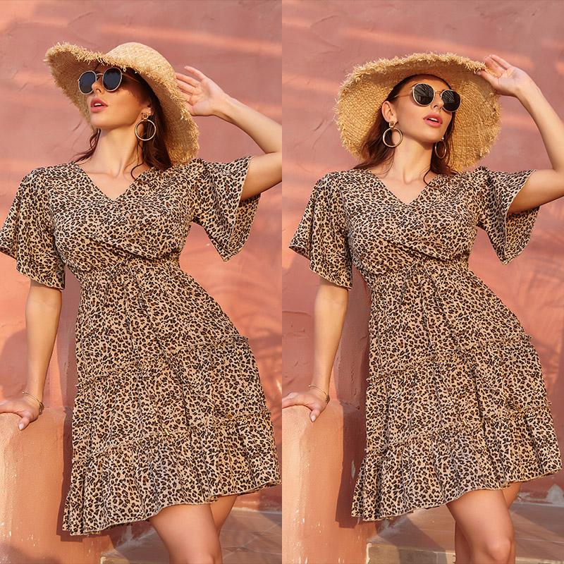 Damen Sommer bequemes Kleid