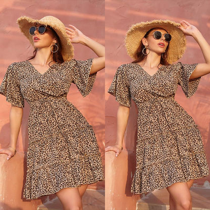 Damen Sommer bequemes Kleid