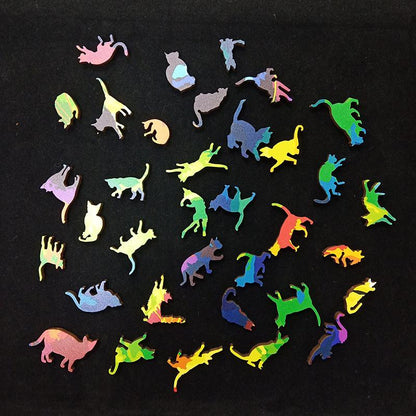 Regenbogenkatze Puzzle