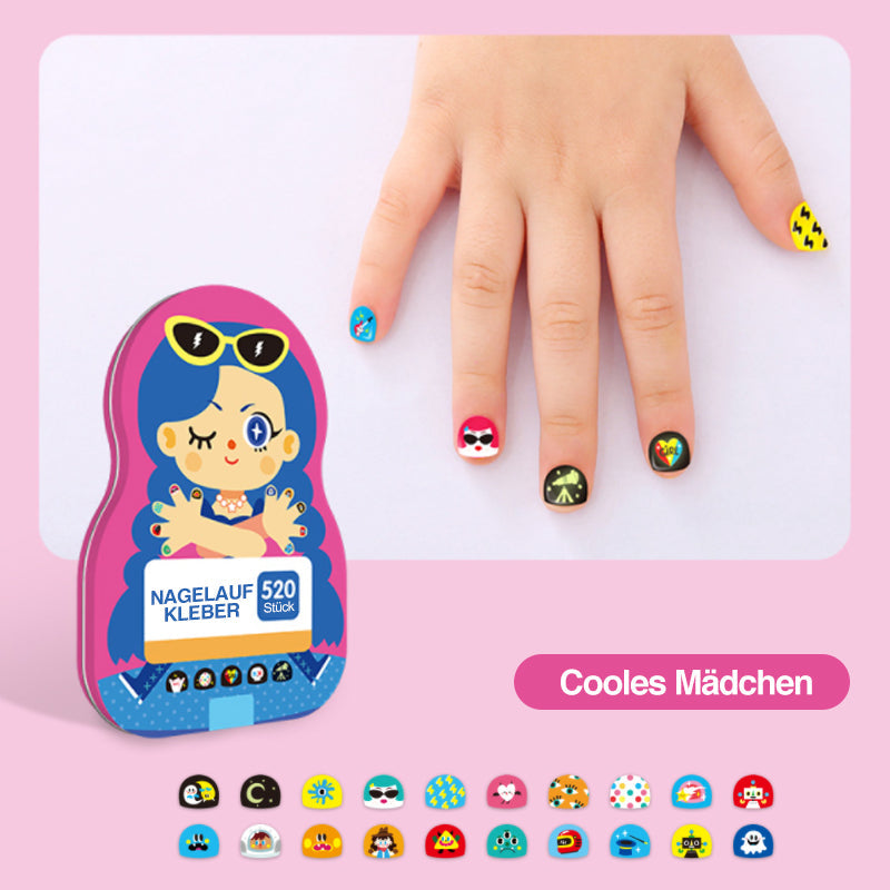 🔥Nagelaufkleber Set Für Kinder(520 Stück)