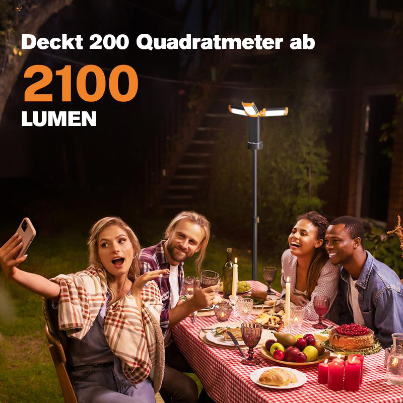 Verbesserte tragbare Campingleuchte mit Halterung
