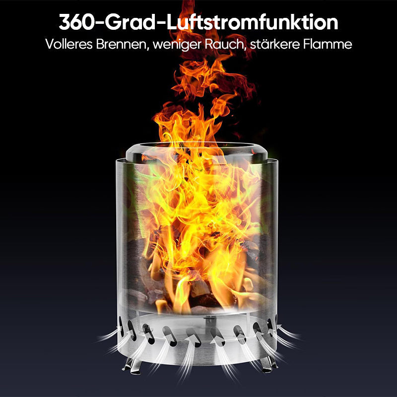 Tragbare rauchfreie Tischfeuerstelle
