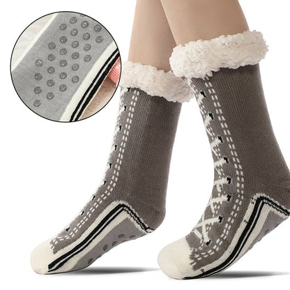 Ultra-dicke Kaschmir-Hausschuhsocken