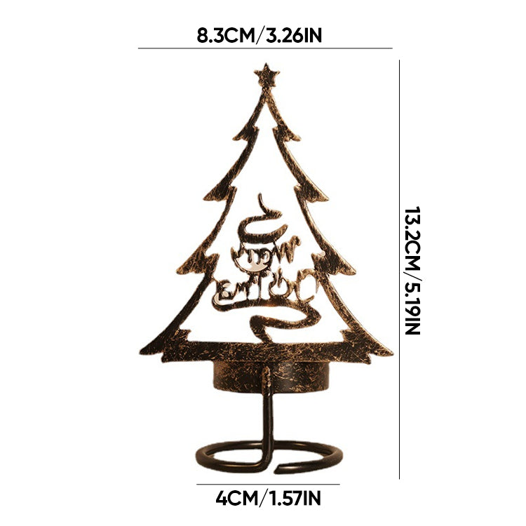 Metall Weihnachtsbaum Kerzenhalter