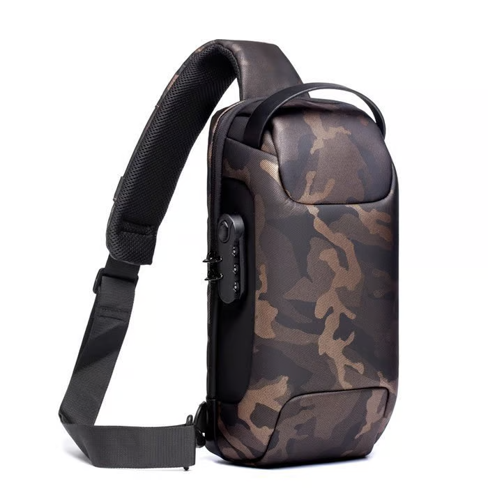 Lässige Multifunktionale Diebstahlsichere Brusttasche für Herren