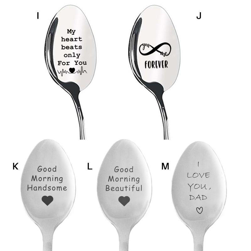Edelstahl Valentine Löffel