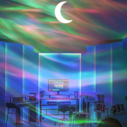 🌌Bluetooth-Lautsprecher Aurora-Nachthimmel-Projektor - Verloren im bezaubernden Sternenhimmel🎄