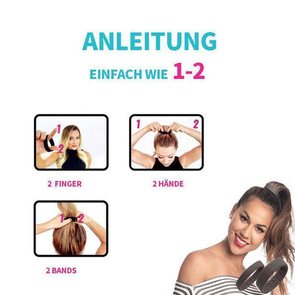 Faltbarer Silikonhaarring