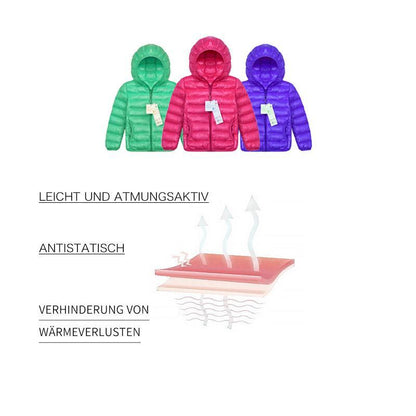 Ultraleichte Daunenjacke Hoodie Unisex 8 Farben