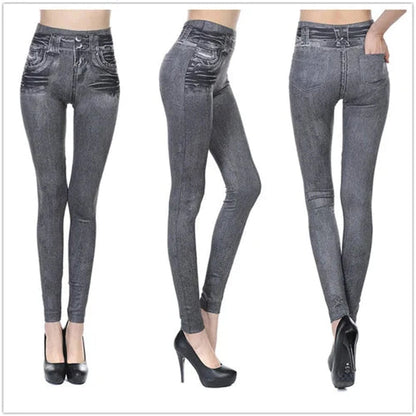 Verdickte Elastische Fleecejeans für Damen