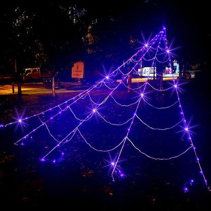 🎃Hängelampe mit Spinnennetz-Design für Raumdekoration