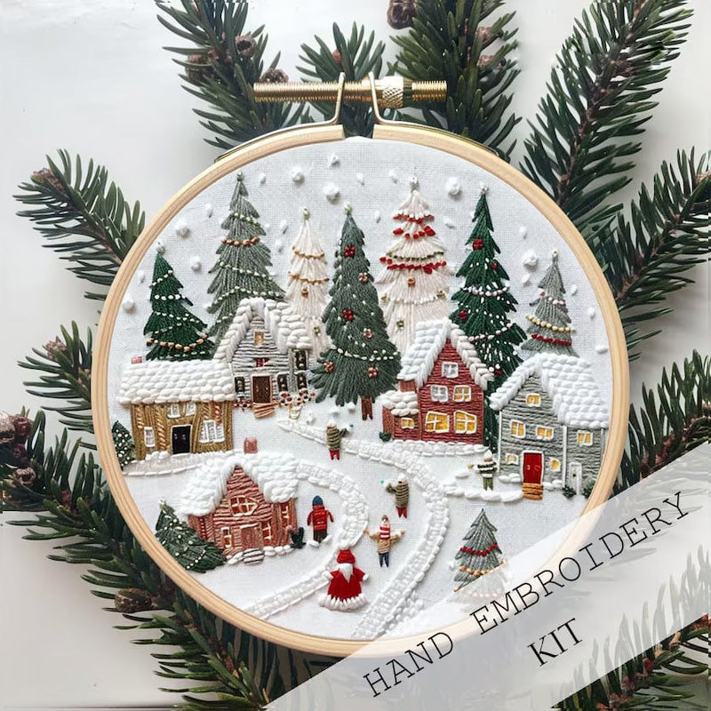 🎁Neuankömmling zu Weihnachten🎄Weihnachts Stickerei Set