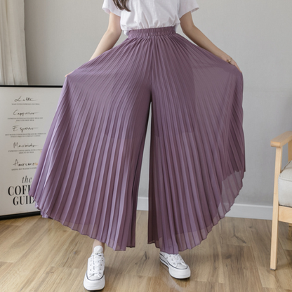 Trendige Hose Mit Plissee-Design