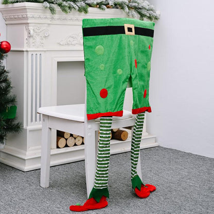 Weihnachtselfen Stuhlrückendekorationen