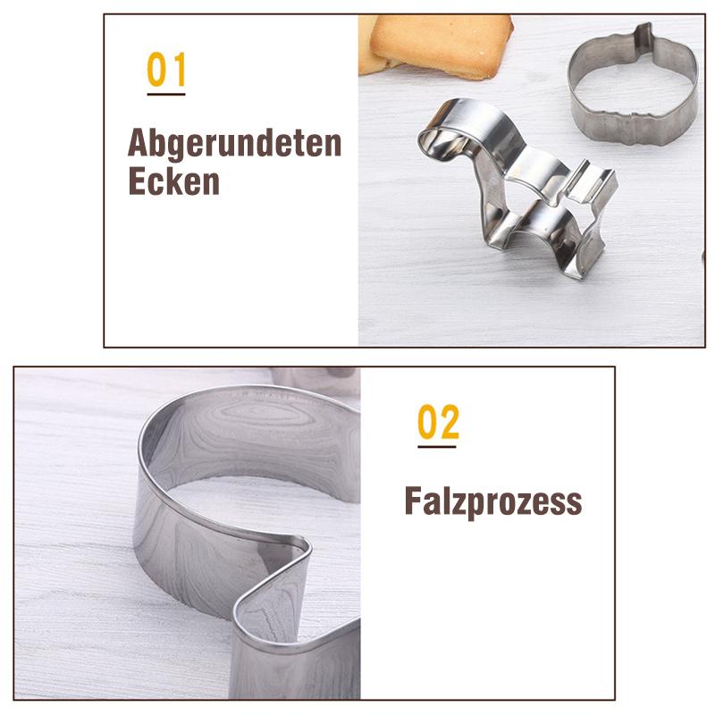 Groß Halloween Ausstechformen Set - 7 Stück