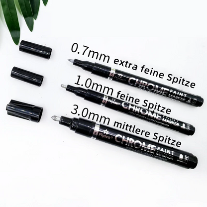 Flüssiger Spiegelchrommarkierstift