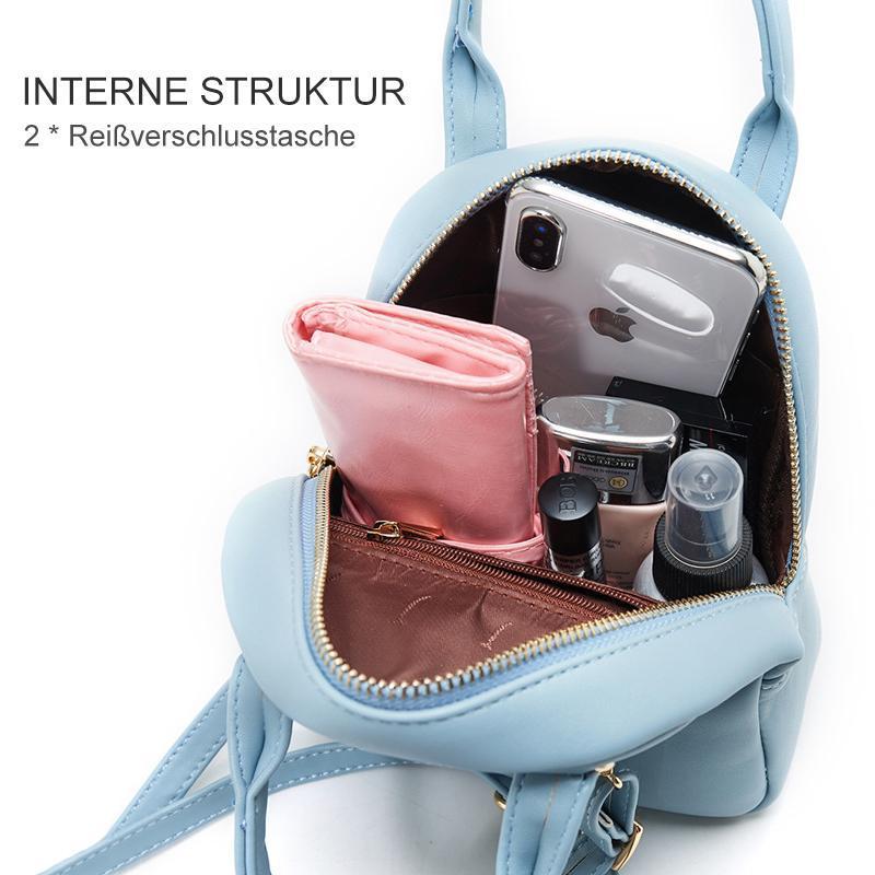 Damen PU Leder Süßer Mini Rucksack