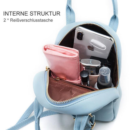 Damen PU Leder Süßer Mini Rucksack