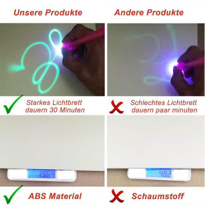 🌟 Magisches LED-Licht-Zeichenbrett - Entfesseln Sie die Kreativität der Kinder! ☀