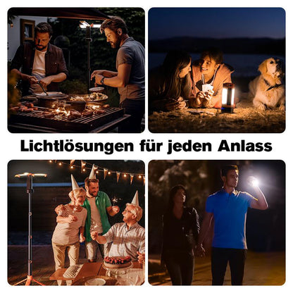 Verbesserte tragbare Campingleuchte mit Halterung