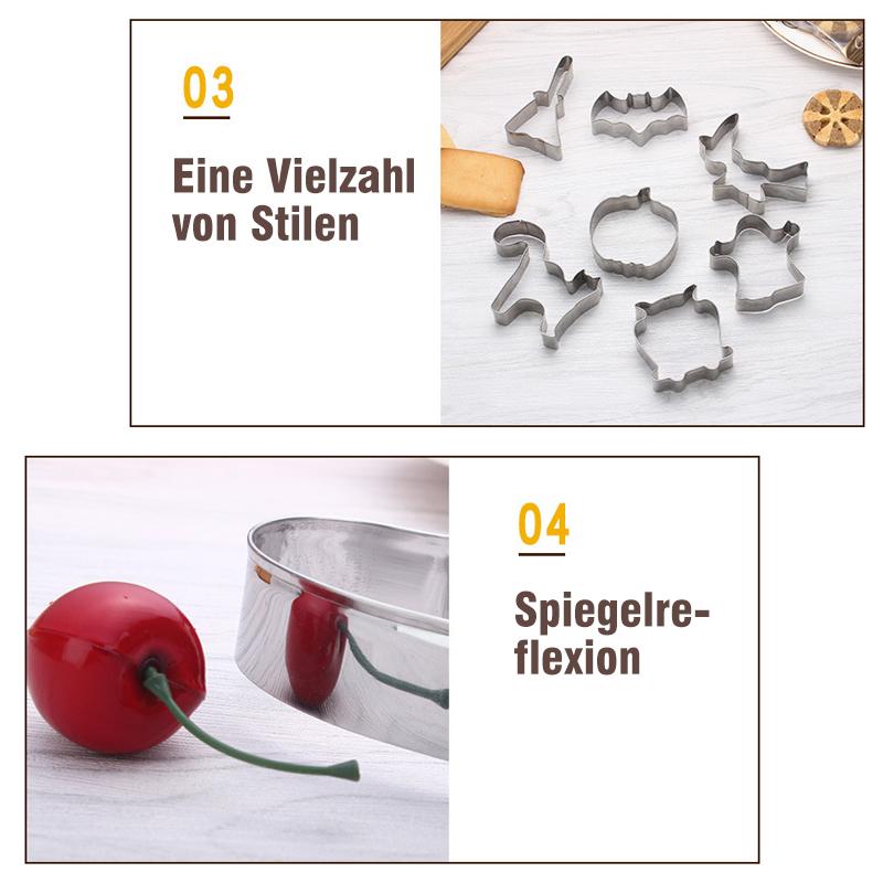 Groß Halloween Ausstechformen Set - 7 Stück