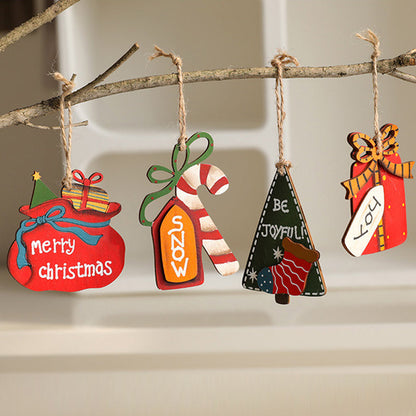 Weihnachtsdekoration Holzanhänger