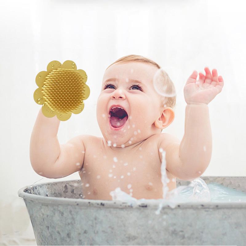 Baby Silikon Badebürste