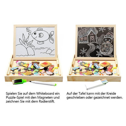 Kinder Lehrreiche Tafel Holz Puzzlespiel