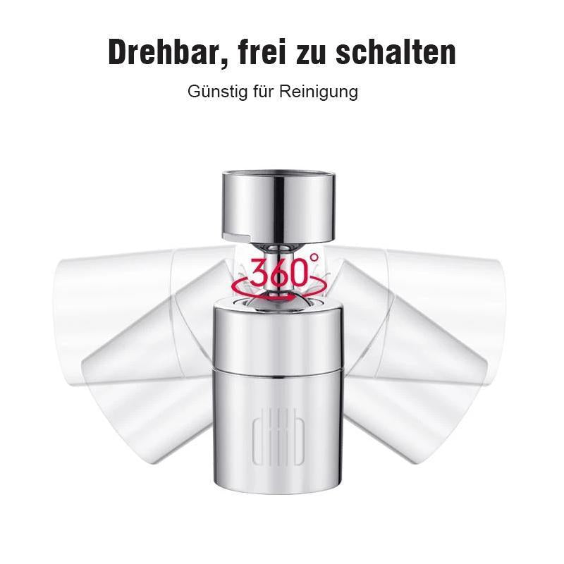 Drehbarer Doppelfunktions-Bubbler-Wasserhahnkopf