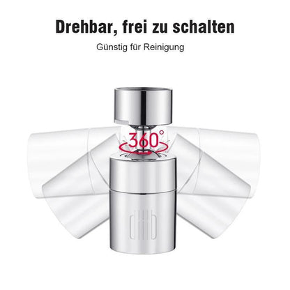Drehbarer Doppelfunktions-Bubbler-Wasserhahnkopf