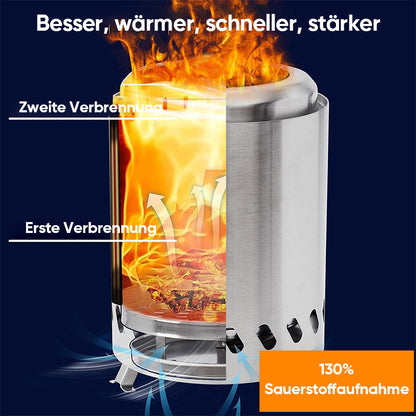 Tragbare rauchfreie Tischfeuerstelle