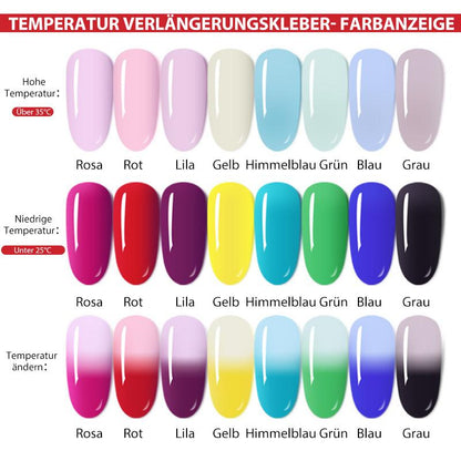 Farbwechselndes Nagelverlängerungsgel