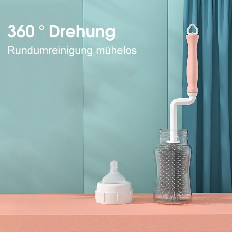 Reinigungsbürstenset aus 360-Grad-Schnuller aus Silikon
