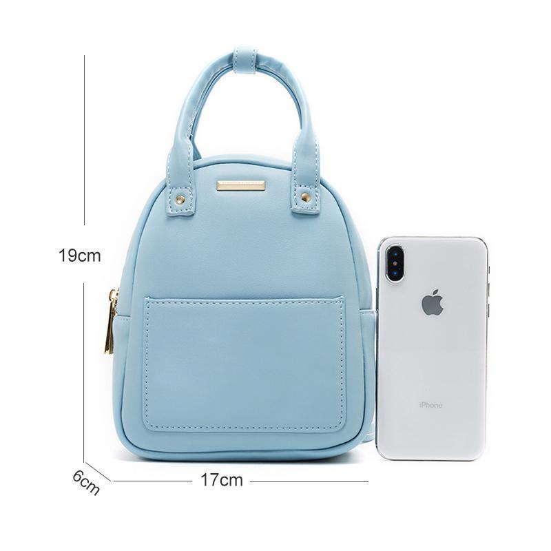 Damen PU Leder Süßer Mini Rucksack