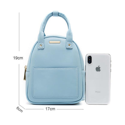 Damen PU Leder Süßer Mini Rucksack