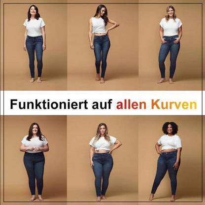 Fleecegefütterte Denim-Hose