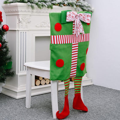 Weihnachtselfen Stuhlrückendekorationen
