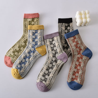Modische Socken aus Baumwolle